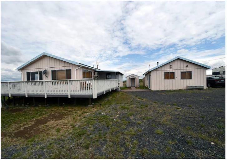 Front of home, She Shed, Shop and Utility Storage