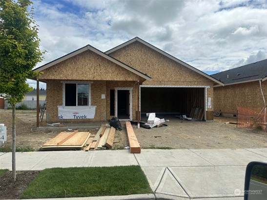 This home is near completion.  This is a picture of the actual home.