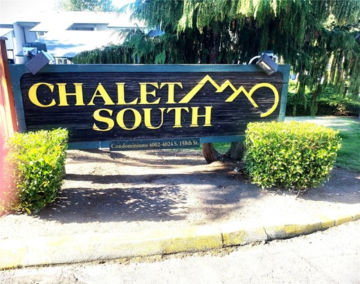 Chalet South is a great community close to SeaTac,Burien, Southcenter, I-5 & 405