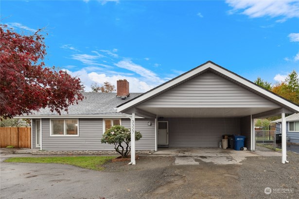 Front of House - Street View, home faces North