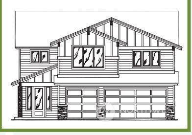 Front elevation - For illustration purposes only. Materials and finishes may vary.