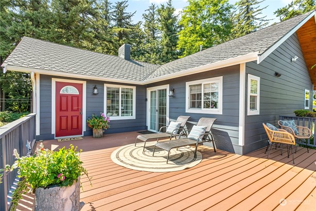 Welcome to this charming 1930&#39;s updated farmhouse on a beautiful flat one acre lot!