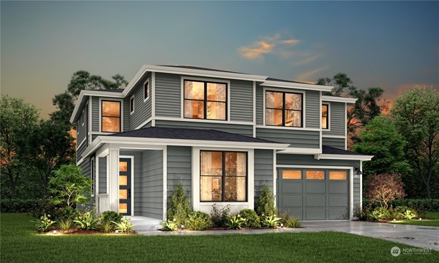 Plan 2644 Elevation C rendering - details are not exact