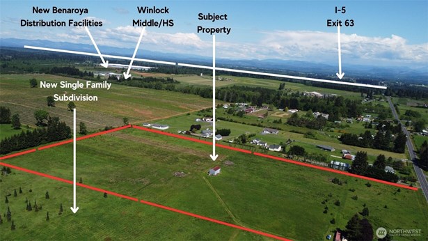 Conveniently located off of I-5 Exit 63. Don&#39;t miss this chance of a lifetime to have one of the first mixed use, Single Family with commercial developments.