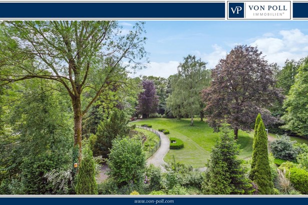 Blick vom Balkon in den Stadtpark Coesfeld