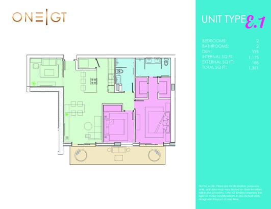 One|gt Residences - Unit 808