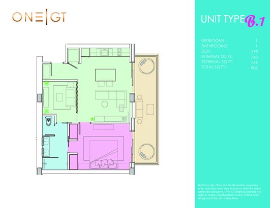 One|gt Residences - Unit 1012