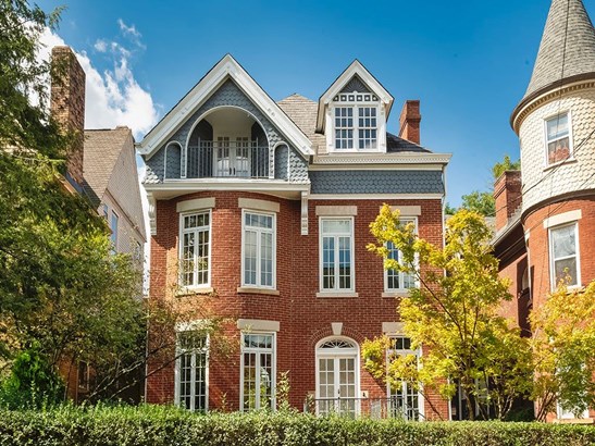 Stately three story Victorian residence