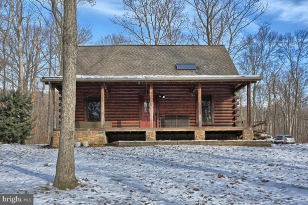 Log Home surrounded by 5.59 Acres of wooded Land