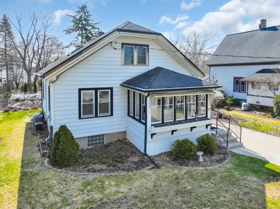 Front View Facing West