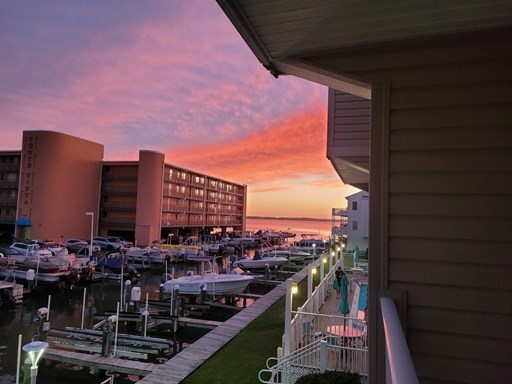 Beautiful sunsets off the balcony