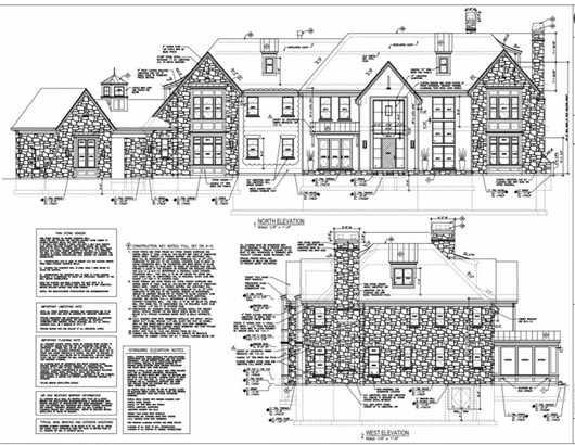 Front Elevation - proposed new construction